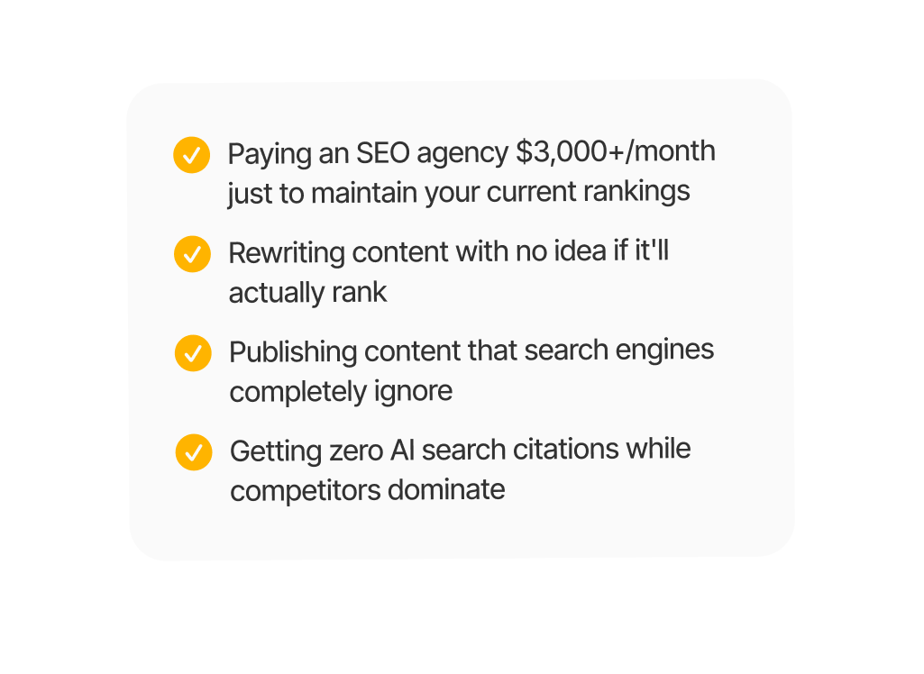 The old way - manual SEO pain points